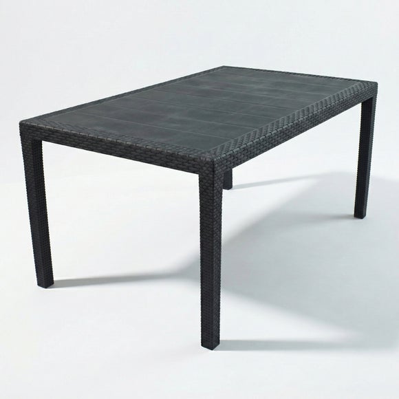 Trabella Salerno Grey Rectangular Table