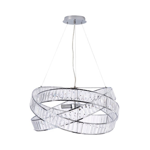 Lilia 3 Light Jewel Semi Flush Ceiling Light