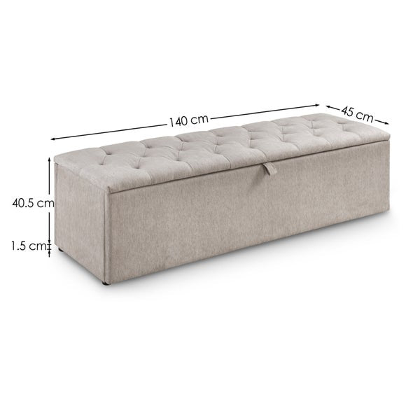 Ravello Chenille Ottoman