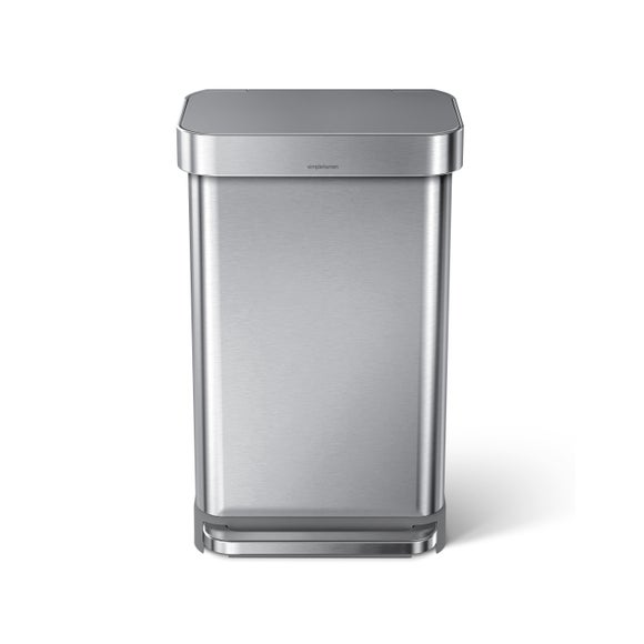 Simplehuman 45L Rectangular Pedal Bin with Liner Pocket