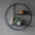 Marlo Round Metal Wall Storage Unit