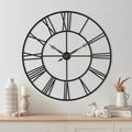 Black Skeleton Indoor Outdoor Wall Clock