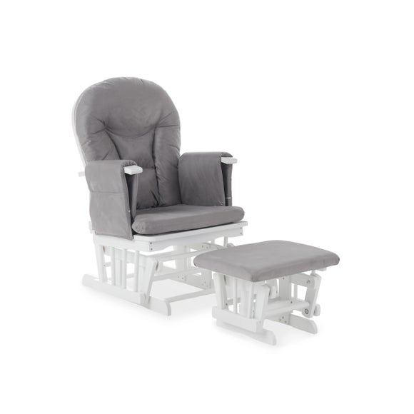 Obaby Reclining Glider Chair and Stool, product image 5