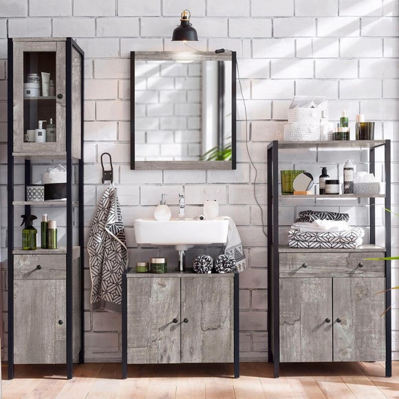 Colton Undersink Unit, Concrete Effect