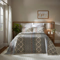 Dorma Deauville 100% Cotton Patchwork Bedspread, product image 1