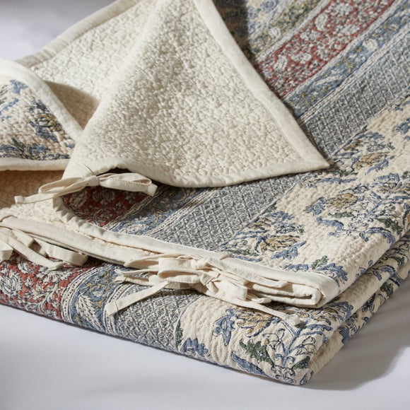 Dorma Deauville 100% Cotton Patchwork Bedspread, product image 2