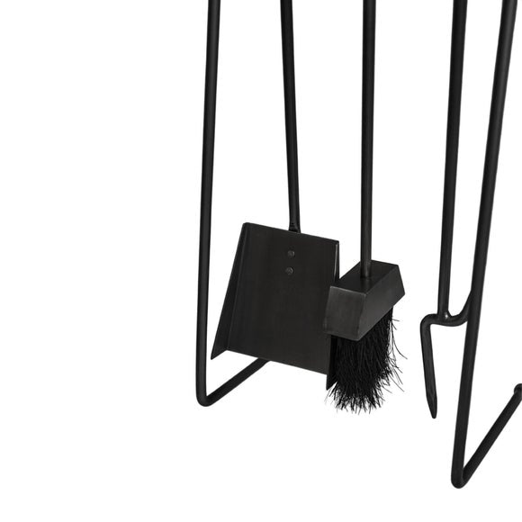Black Linear Companion Set