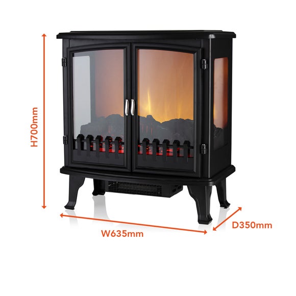 1800W Carlisle Stove Fireplace