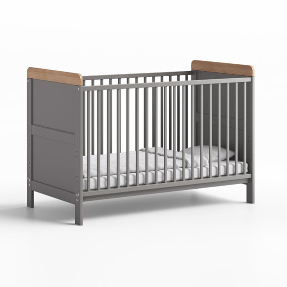 Little Acorns Classic Oak Effect Cot Bed, product image 3