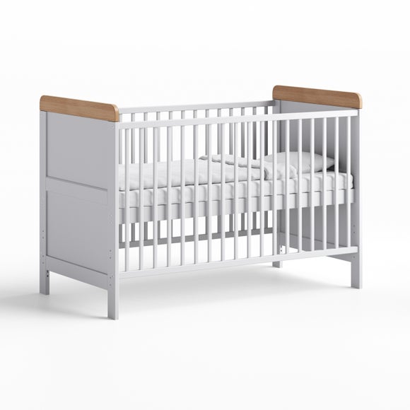 Little Acorns Classic Oak Effect Cot Bed, product image 8