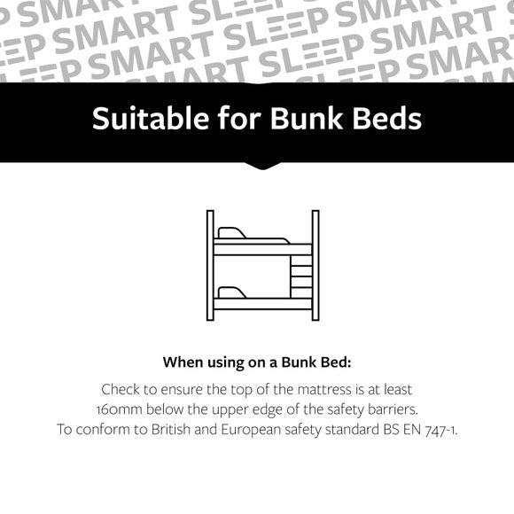Jay-Be Bunk E-Sprung Eco Kids Hybrid Mattress