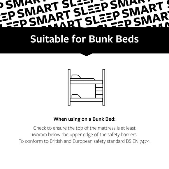 Jay-Be Bunk E-Pocket Eco Kids Hybrid Mattress