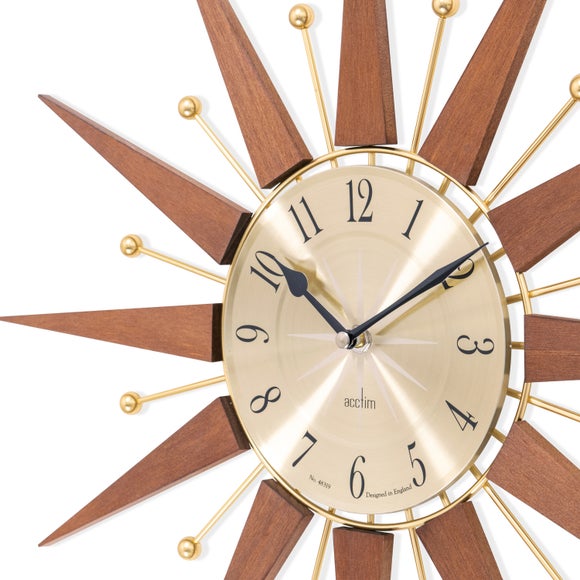 Acctim Wolcott Wooden Wall Clock