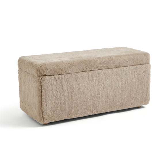 Elysia End of Bed Ottoman, Faux Fur, product image 21