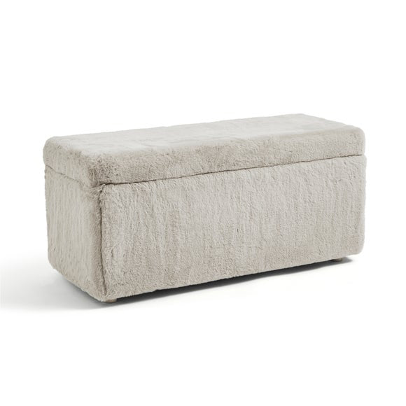 Elysia End of Bed Ottoman, Faux Fur, product image 28