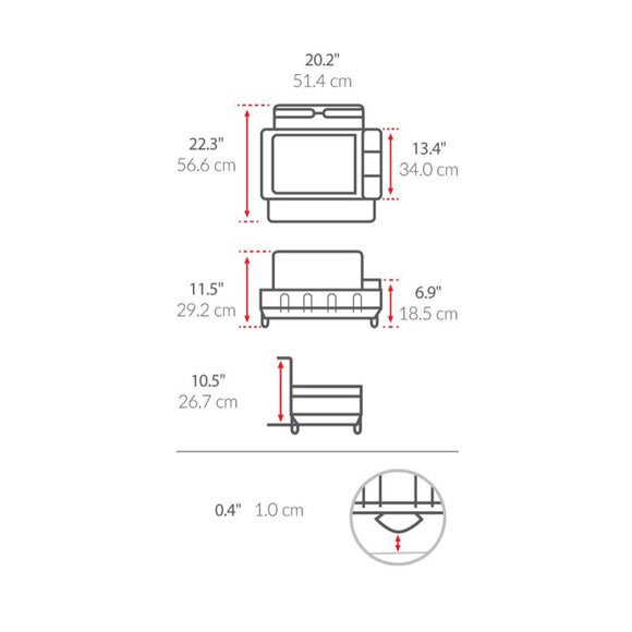 Simplehuman Stainless Steel Dishrack