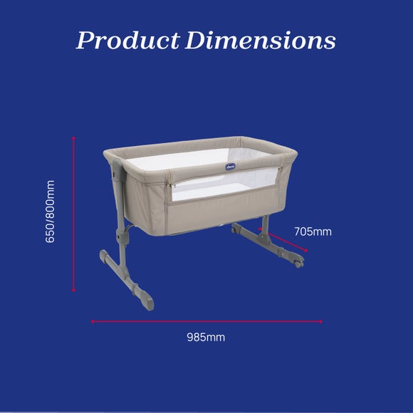 Chicco Next2Me Essential Bedside Crib, product image 10