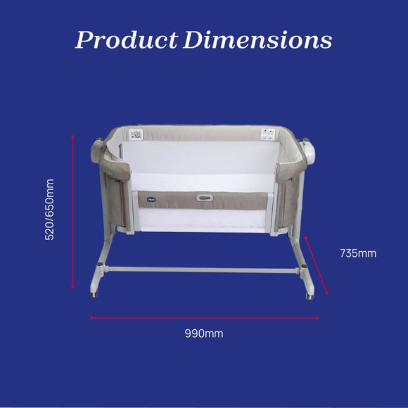 Chicco Next2Me Magic Evo Bedside Crib, product image 20