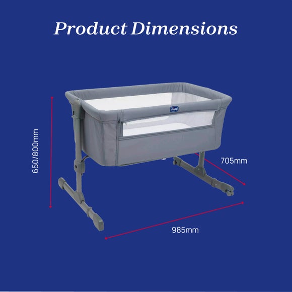 Chicco Next2Me Essential Bedside Crib, product image 20