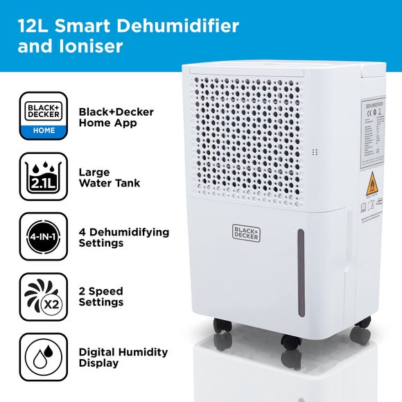 Black & Decker 12 Litre Dehumidifier