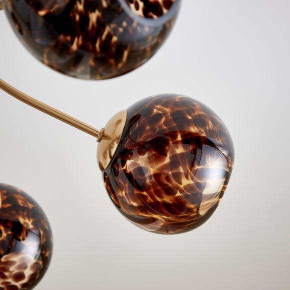 Kira 6 Light Tortoiseshell Ceiling Light