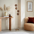 Kira 4 Light Tortoiseshell Floor Lamp