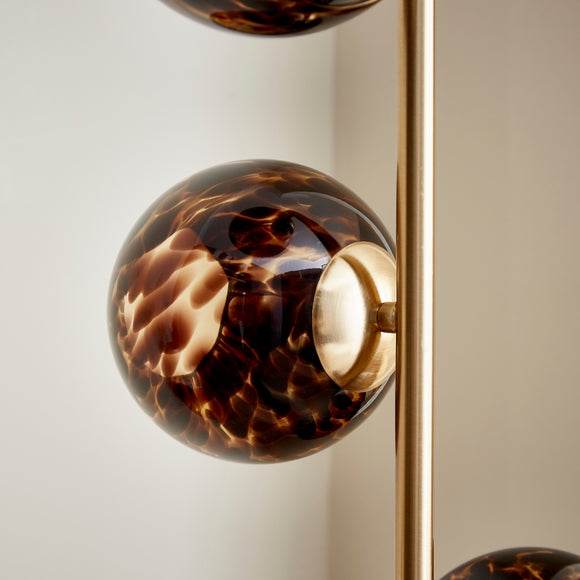 Kira 4 Light Tortoiseshell Floor Lamp