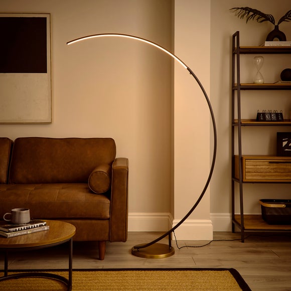 Quinlan Exaggerated Touch Dimmable Arc Floor Lamp