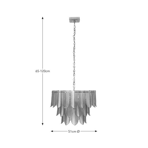 Hotel Melia 5 Light Chandelier