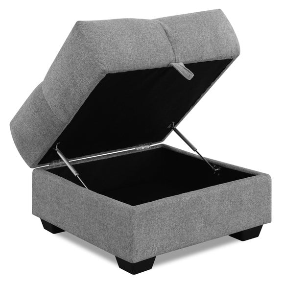 Margo Chenille Storage Ottoman, product image 7