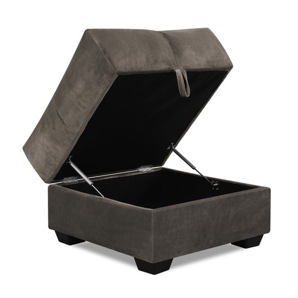 Margo Velvet Storage Ottoman, product image 6