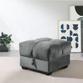 Margo Velvet Storage Ottoman, product image 1