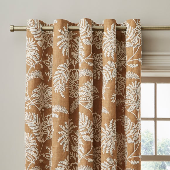 Dakota Embroidered Eyelet Curtains, product image 1