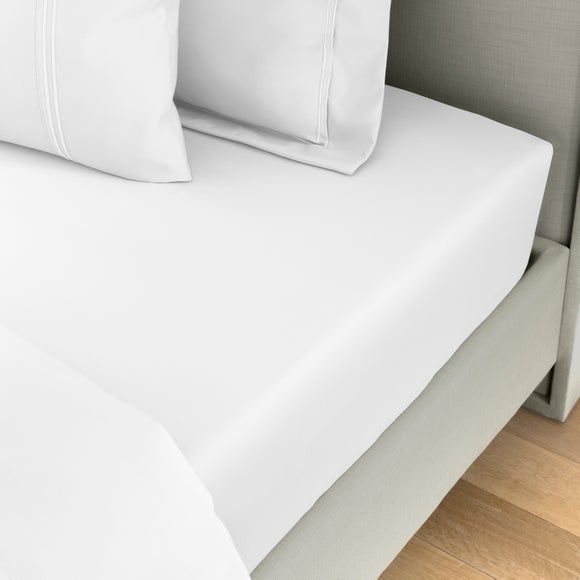 Dorma Egyptian Cotton Sateen 1200 Thread Count Fitted Sheet, product image 6