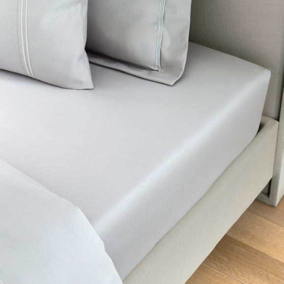 Dorma Egyptian Cotton Sateen 1200 Thread Count Fitted Sheet, product image 3