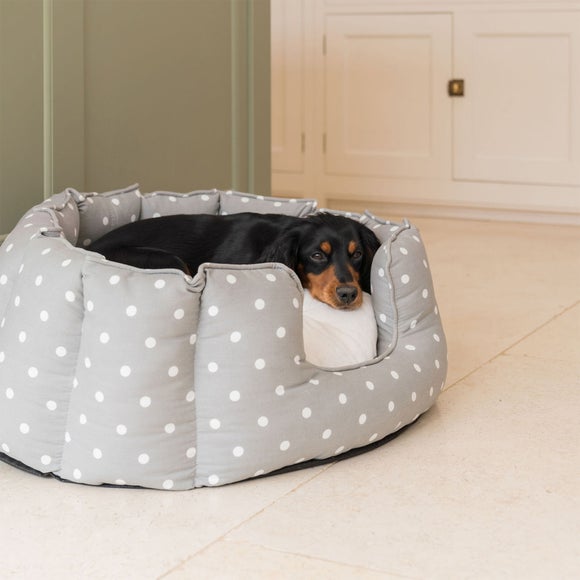 Lords and Labradors Spotty High Wall Dog Bed, product image 11