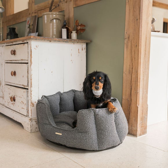 Lords and Labradors Boucle High Wall Dog Bed, product image 14