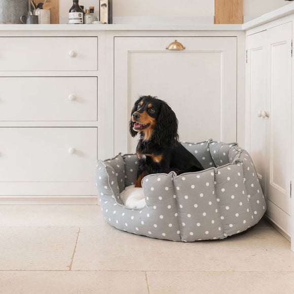 Lords and Labradors Spotty High Wall Dog Bed, product image 7