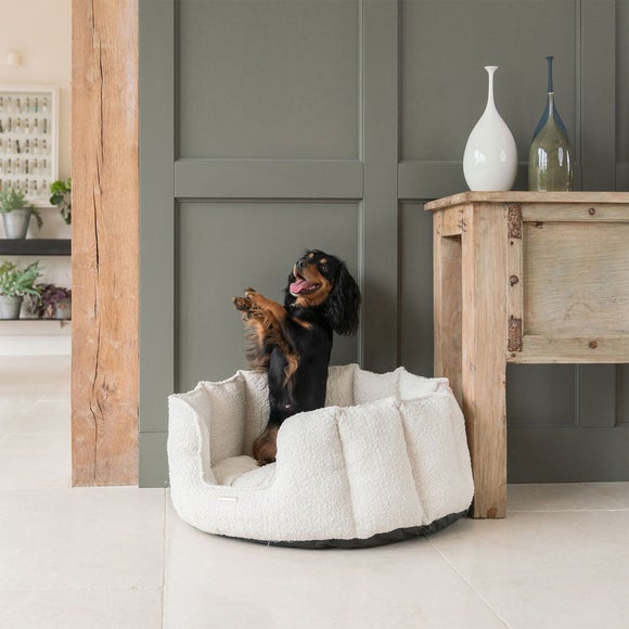 Lords and Labradors Boucle High Wall Dog Bed, product image 10