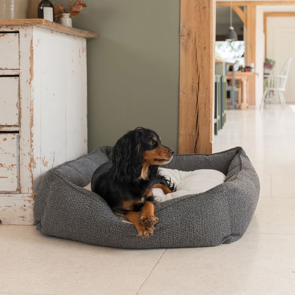 Lords and Labradors Balmoral Boucle Box Dog Bed, product image 1