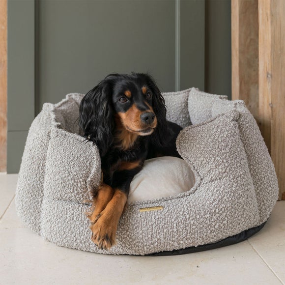 Lords and Labradors Boucle High Wall Dog Bed, product image 2