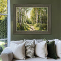 Cedar & Sage Dream in Green Framed Canvas