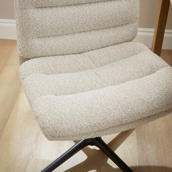 Bertha Tonal Boucle Wide Criss Cross Office Chair, product image 3