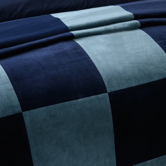 Clara Cotton Velvet Patchwork Bedspread, product image 2