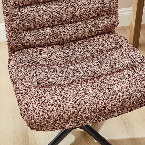 Bertha Tonal Boucle Wide Criss Cross Office Chair, product image 15