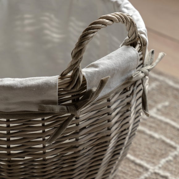 Cedar & Sage Set of 3 Aro Round Lined Baskets