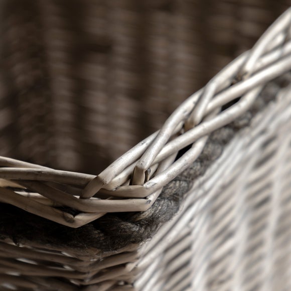 Cedar & Sage Set of 3 Aspen Woven Log Baskets