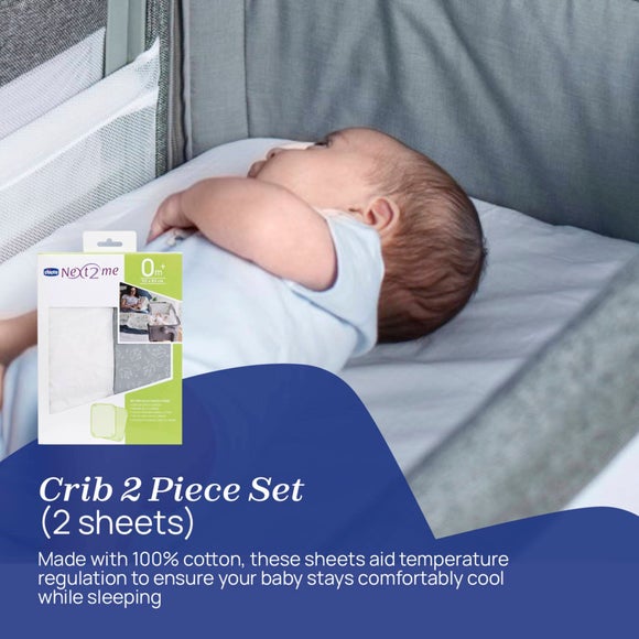Chicco Next to Me Magic Evo Crib and Sheets Bundle, product image 13
