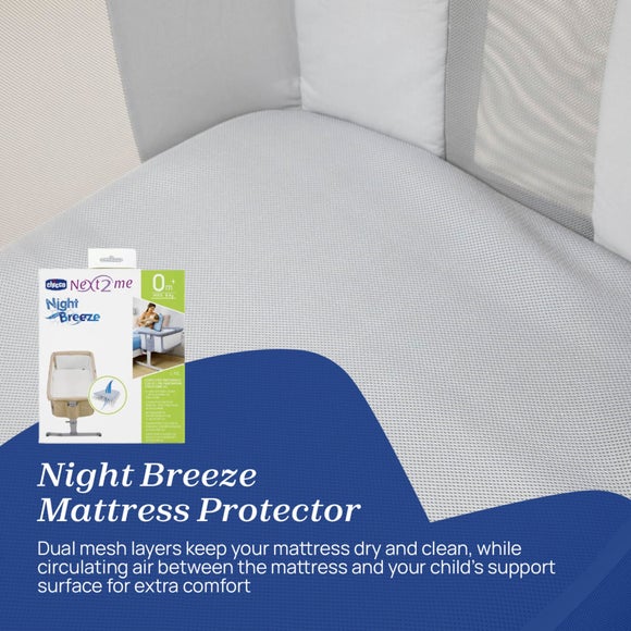 Chicco Next to Me Essential Crib with Mattress Topper and Sheets Bundle, product image 5