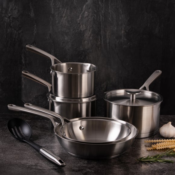 Stainless Steel 5 Piece Pan Set